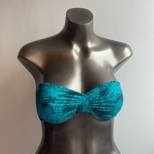 Turquoise Bikini Top Size 14 Debenhams